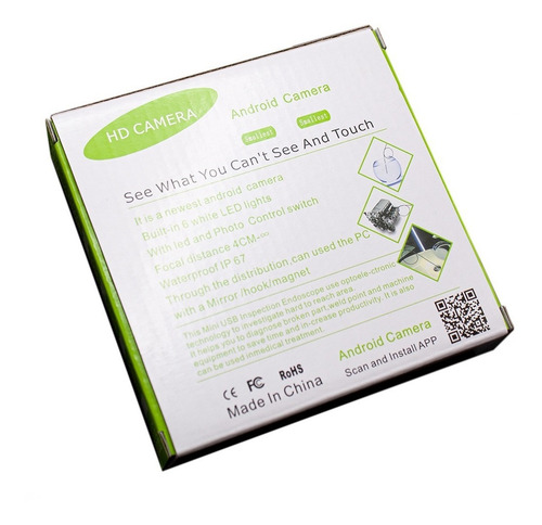 Imagen 7 de 7 de Cámara Endoscópica Para Celular Android 5mts + Otg Tipo C