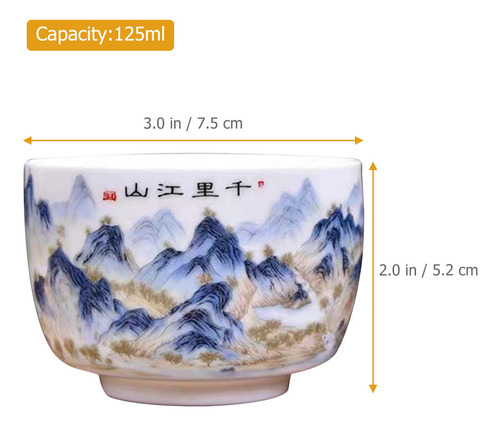 Taza De Té China, Elegante Taza De Té De Cerámica Decorativa