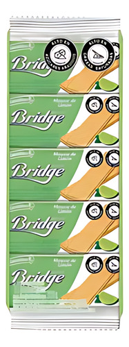 Galletas Wafer Bridge Limón