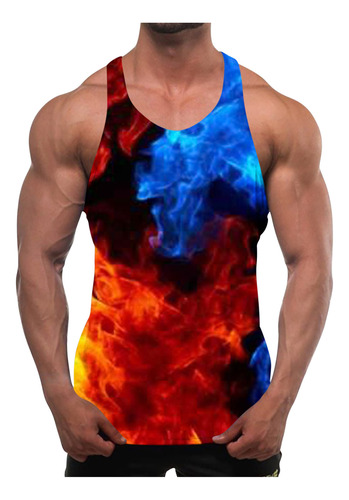 Camiseta Sin Mangas X Para Hombre, De Gimnasio, Espalda En Y