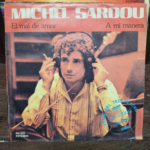 Simple Sobre Michel Sardou Mal De Amor Ng C23