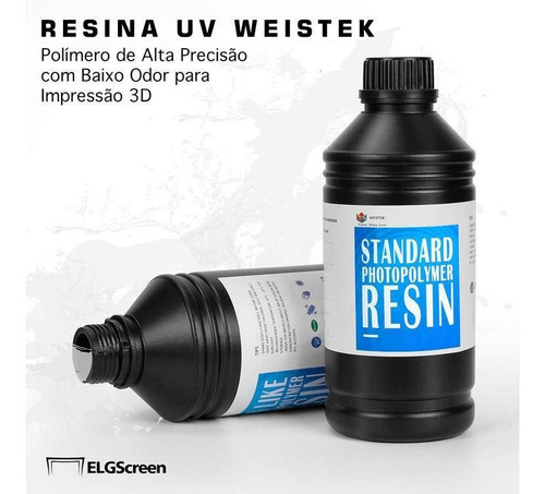 Imagem 2 de 5 de Resina Líquida Para Impressora 3d Branca