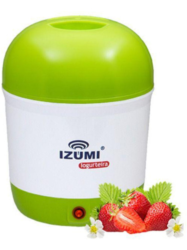 Iogurteira Elétrica Verde + Dessorador Iogurte Grego Izumi