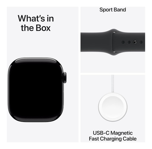 Apple Watch Series 10 (46mm) Celular Aluminio Jet Black Open