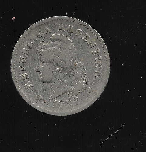 Ltc636. Moneda Nacional De 10 Centavos De 1927.
