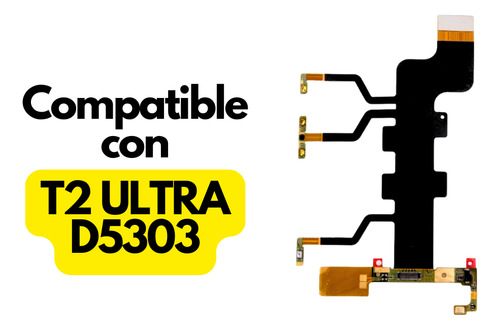 Flex Flexor De Encendido Volumen Para Xperia T2 Ultra D5303