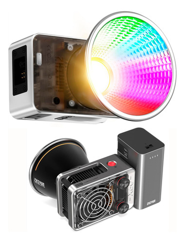 Zhiyun Molus X60 Rgb Pro Kit Luz De Video Cob Portatil 60w
