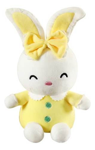 Conejo De Peluche Conejito Soft Amarillo Importado Cute