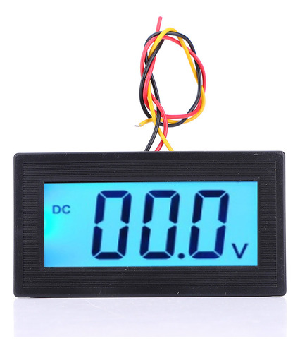 Medidor De Voltaje De Tres Cables Con Pantalla Digital Lcd Y