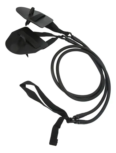 Entrenador De Fuerza Brazo Negro Natación Látex Resistencia
