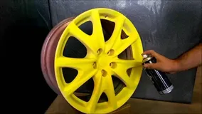 Pintura En Aerosol Amarillo Fluorescente 200ml/140g Tekbond