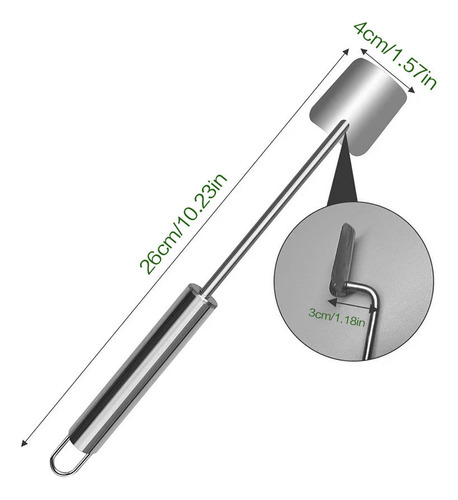 Raspador Acero Inoxidable Cepilladora Rápida De Maíz, Manual