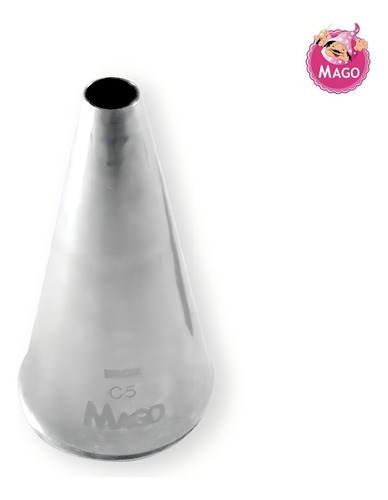 Bico De Confeitar Perle Mod. C5 Inox Grande Mago Bolo Torta