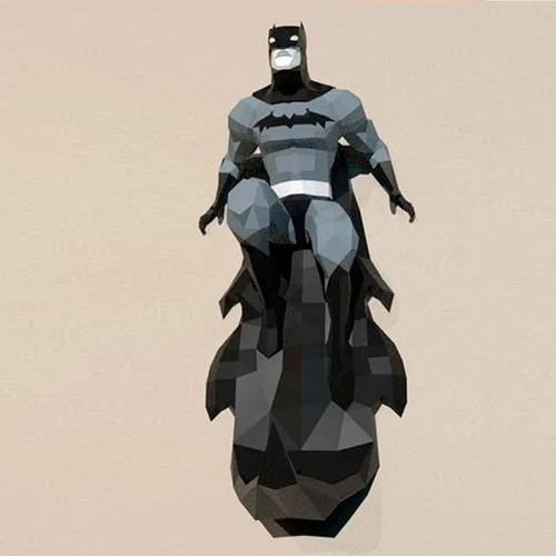 Batman Pared - Wall - Paper Craft Papercraft Papel Pdf