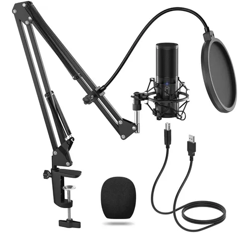 Kit De Microfono Tonor Usb Microfono De Condensador Q9 Micro