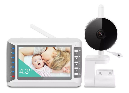 Novzzovaz Video Baby Monitor With Camera And Audio 720p 4.3'
