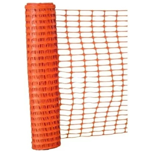 Malla Plastica Para Cercos Y Vallados 1 M X 50 Mts Naranja