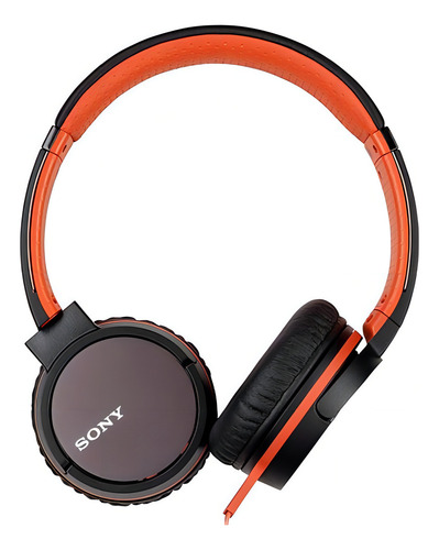 Audífonos Sony Mdr-zx660ap, Alámbricos Color Negro /naranja Color Naranja