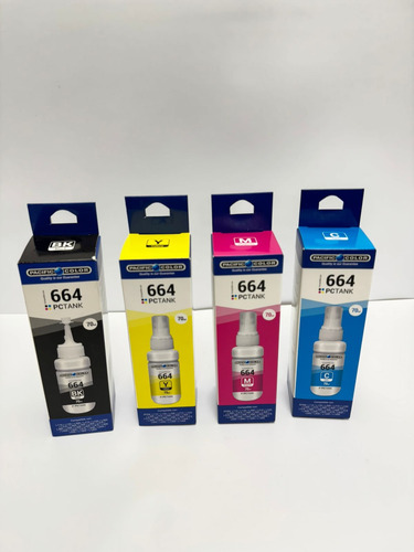 Epso Pack 4 Tintas Alternativas T664 Premium E P S O N