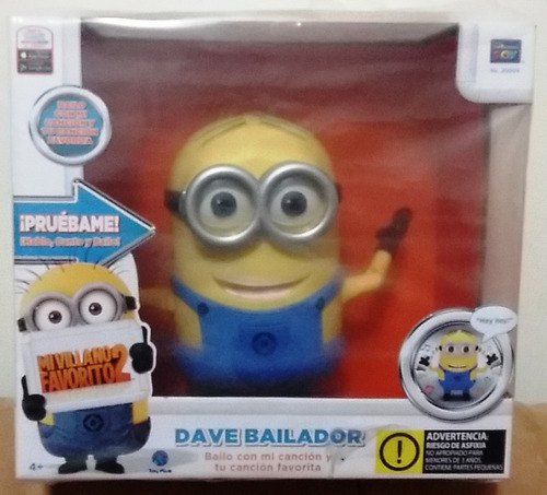 Minion Dave Bailador Figura De Acción Que Habla Canta Baila