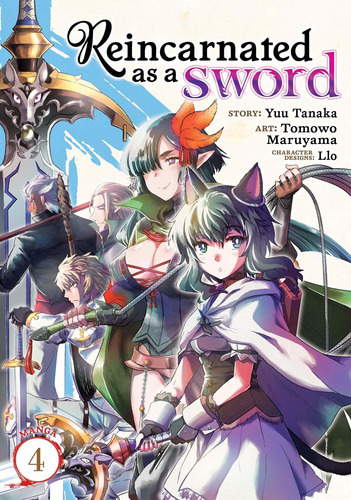 Reincarnated As A Sword (manga) Vol. 4, De Yuu Tanaka. Editorial Seven Seas, Tapa Blanda En Inglés, 2020