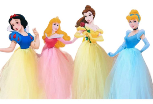 Centro De Mesa Princesas De Disney Precio X Und Mínimo 6 Und