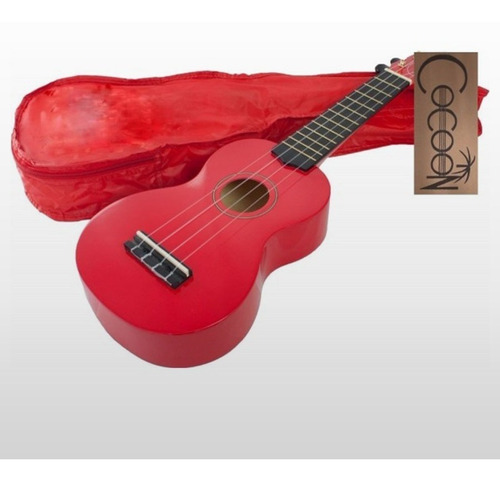 Ukelele Soprano Estudio Cocoon Colores Funda