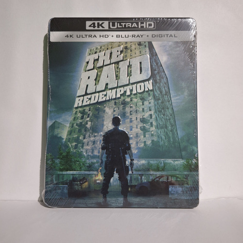 Steelbook La Redada The Raid 4k + Blu-ray Gareth Evans