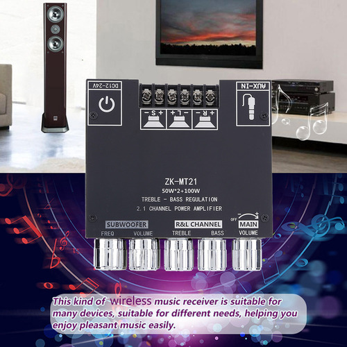 Audio Input Zk-mt21 50w 100w