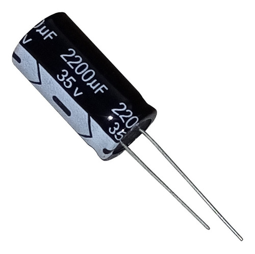 Capacitor 2200 Uf 35v Filtro Condensador ( Paquete 6 Pza )