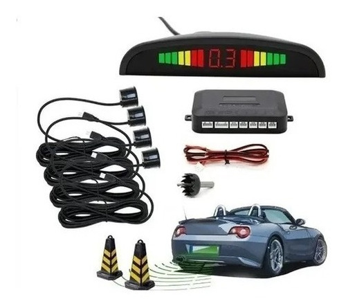 Sensor De Retroceso Para Carro Alarma Pantalla Lcd Parking