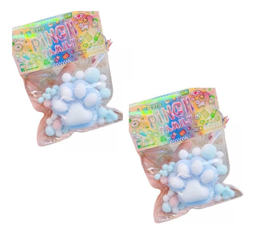 2 Peças De Brinquedos Macios Em Forma De Pata De Gato