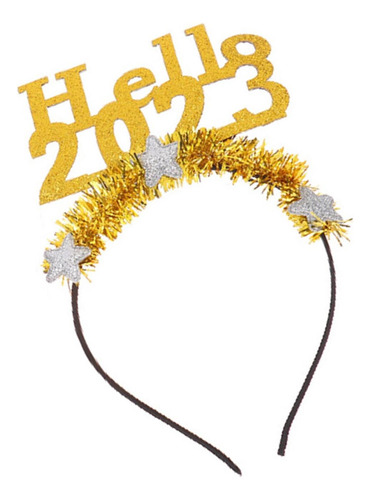 2x Feliz Año Nuevo Diadema Nochevieja Fiesta Vacaciones