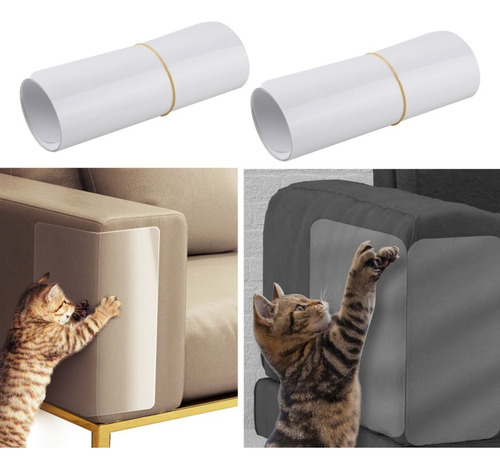 Set De 10 Adhesivos Antiarañazos Para Muebles De Gato