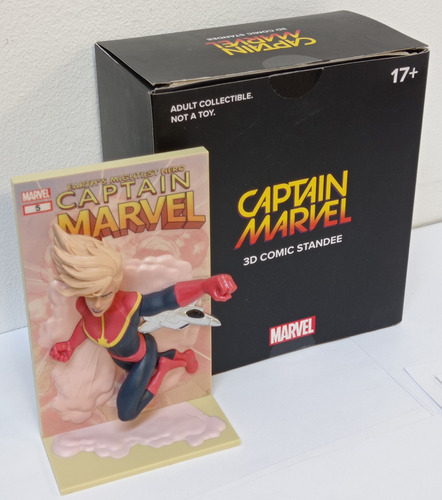 Figura Captain Marvel 2019 Marvel 3d Comic Standee