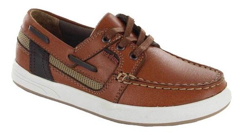 Zapato Casual Audaz 442802m Para Niño 15 Al 17 Camel E2