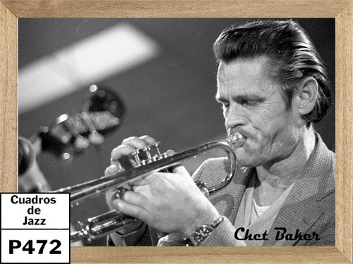 Jazz Chet Baker , Cuadro, Música, Foto        P472