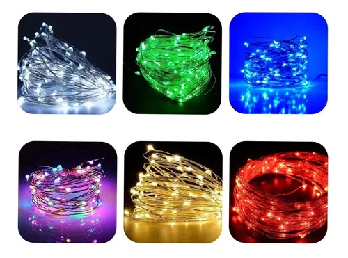 comprar Fio De Fada Led\u002Farame\u002Fdecoração\u002Fcordão\u002Fluz 10mts