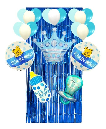 Combo De Baby Shower Niño Kit Completo