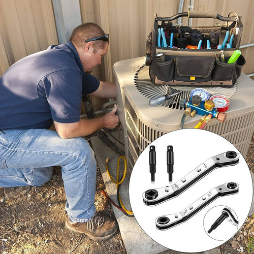 Llave De Servicio Hvac, Trinquete For Válvula De Aire