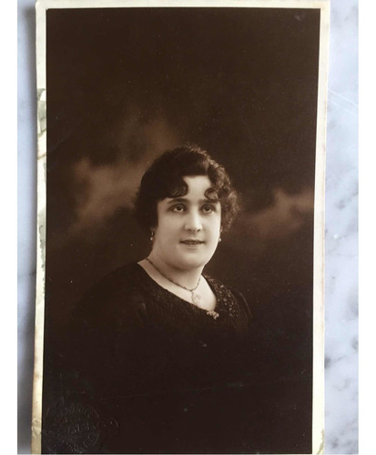 Fotos Postal Antiguas Mujer (l. Capra) Año 1915 Dedicada