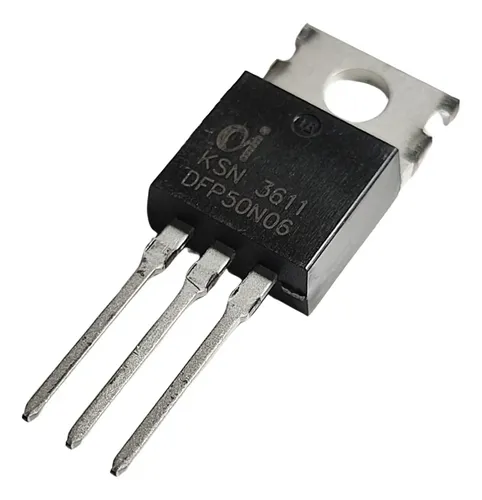 5 Pezzi DFP50N06 TO-220 | Transistor MOSFET Potenza 60V 50A | Componenti Elettronici - Foto 5
