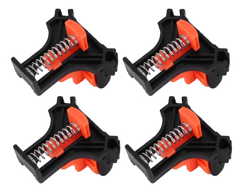 4pcs Clips De Ángulo Recto 90 Grados Abrazaderas De Resorte