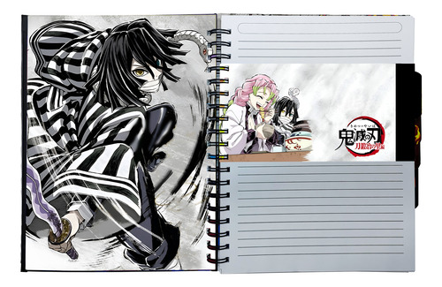 Libreta Demon Slayer Obanai Iguro Cuaderno Profesional