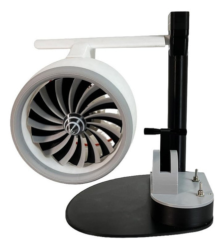 Luz De Ventilador De Escritorio Turbo Creativa Con ,