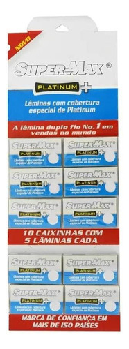 Lâmina De Barbear Super Max Platinum