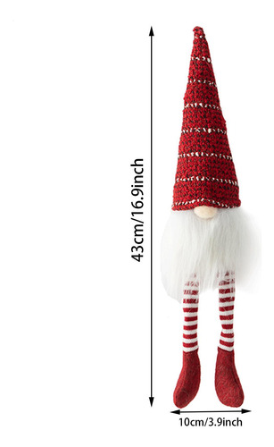 Felpa De Gnomos Navideños Accesorios De Tela De Escritorio D