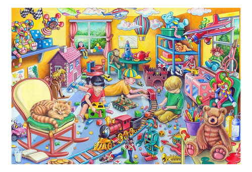 Vermont Christmas Company Play Room Kids Jigsaw Puzzle 100 P