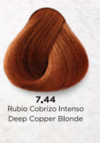 Kit Kit Kuul  Tinte tono 7.44 rubio cobrizo intenso para cabello