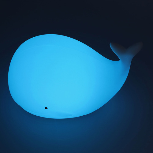 Luz Nocturna Usb De 1,3 W Con Forma De Ballena, 7 Colores, M